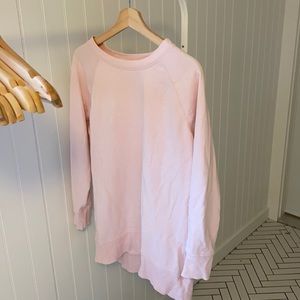 Long sleeve pink sweatshirt